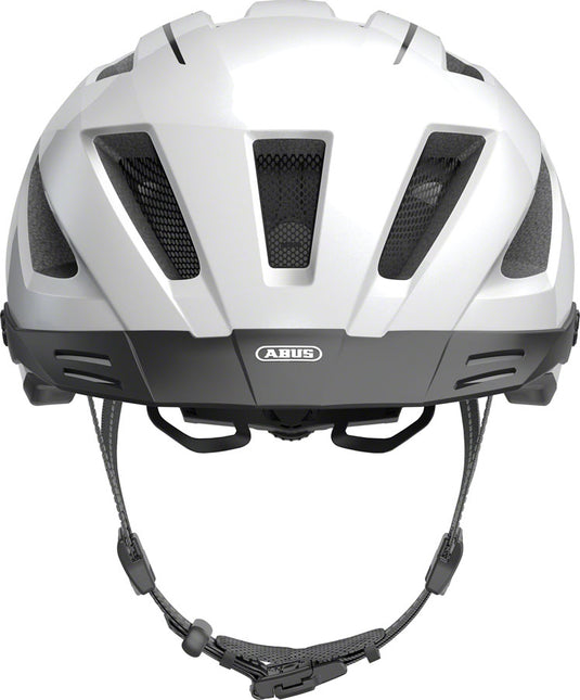 Abus Pedelec 2.0 MIPS Helmet Rear Light Fidlock Magnet Buckle Pearl White, Large