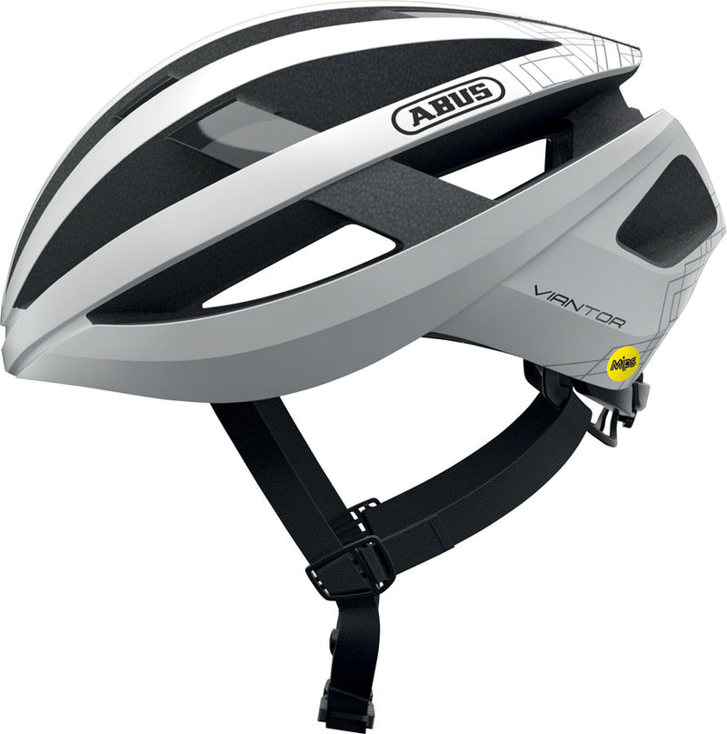 Load image into Gallery viewer, Abus-Viantor-Helmet-Small-(51-55cm)-Half-Face--MIPS--Adjustable-Fitting--Semi-Enclosing-Plastic-Ring--Ponytail-Compatible--Acticage-White_HLMT4933
