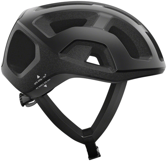 POC Ventral Lite Road Helmet In-Mold Shell Adjust Fit Uranium Black Matte, Large