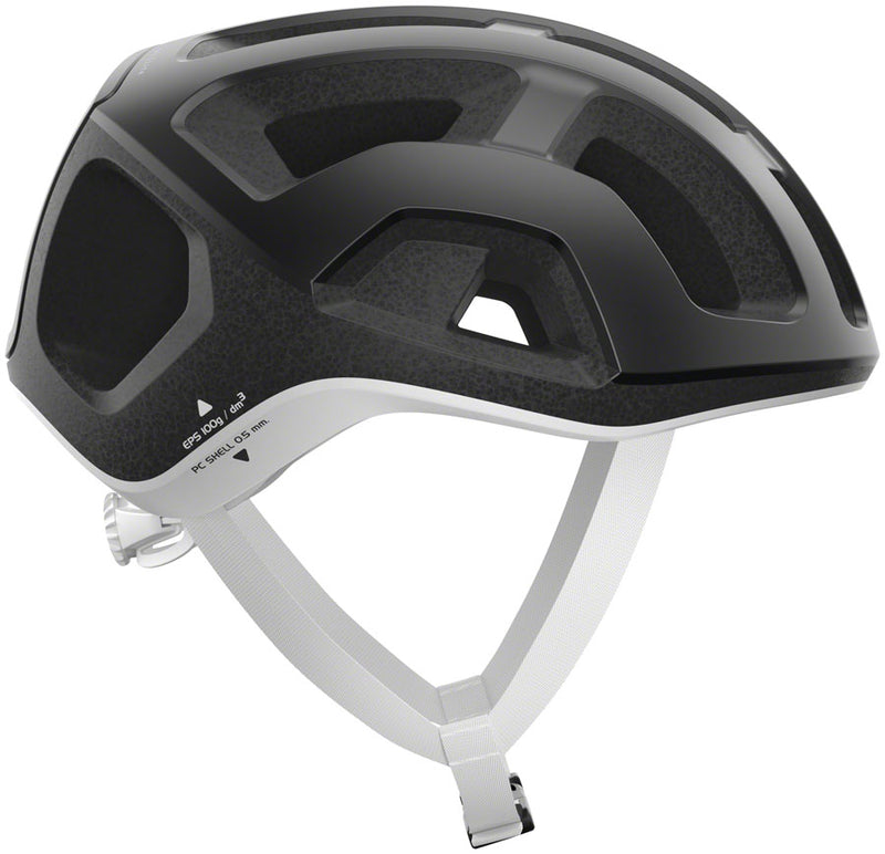 Load image into Gallery viewer, POC Ventral Lite Road Helmet In-Mold Uranium Black/Hydrogen White Matte, Large
