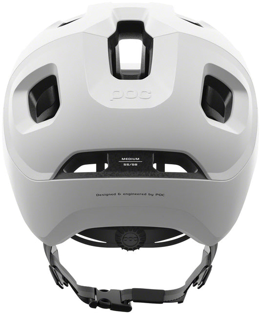 POC Axion MTB Helmet Unibody Shell 360 Adjustment Fit Hydrogen White Matte Large