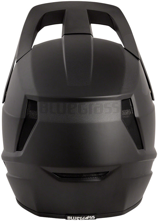 Bluegrass Legit Fiberglass EPS Liner Full Face Helmet Matte Black Texture, XL