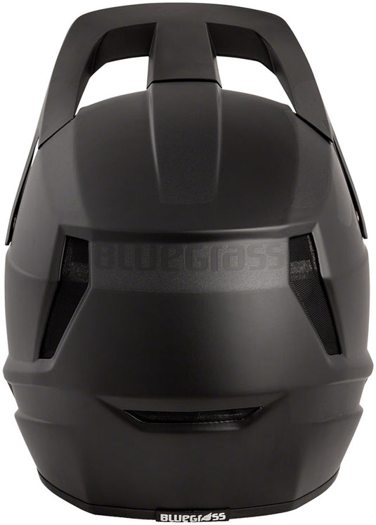 Bluegrass Legit Fiberglass EPS Liner Full Face Helmet Matte Black Texture, Large