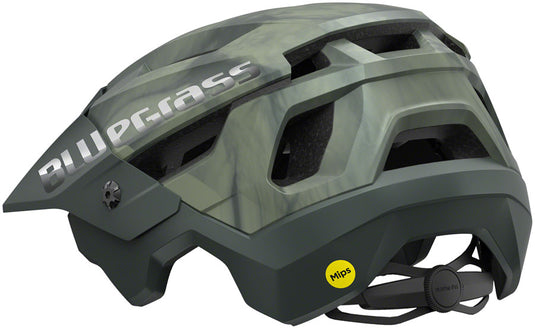 Bluegrass Rogue Core MIPS-C2 Helmet Fidlock Buckle Matte Green Tie-Dye, Large