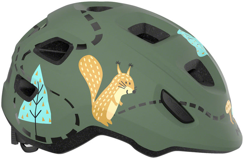 Load image into Gallery viewer, MET Hooray MIPS Child Helmet Safe-T Bimbo Fit Light Green Forest Small (52-55cm)
