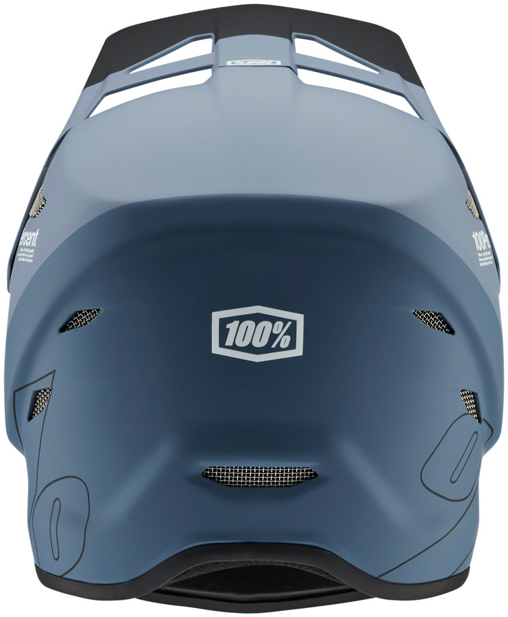 Load image into Gallery viewer, 100% Status Full Face Ultra-Light Design Fiberglass Helmet Drop/Steel Blue Small
