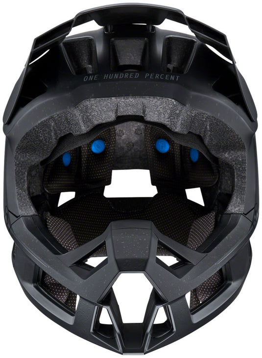 100% Trajecta Full Face Helmet with Fidlock - Black, Small