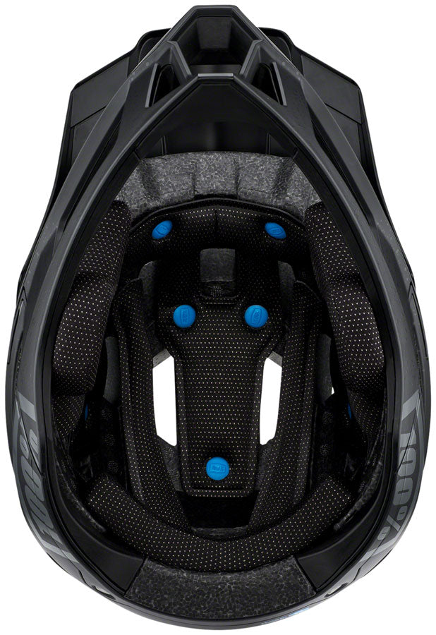 Load image into Gallery viewer, 100% Trajecta Full Face Helmet Smartshock Multi-Density EPS Fidlock Black Medium
