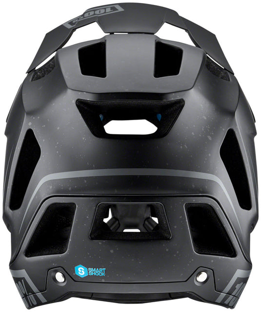 100% Trajecta Full Face Helmet Smartshock Multi-Density EPS Fidlock Black Medium