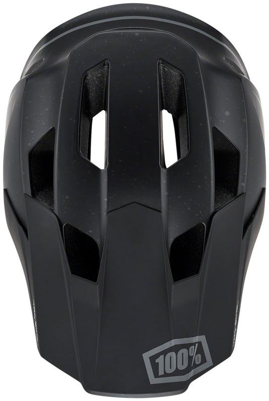 100% Trajecta Full Face Helmet with Fidlock - Black, Medium