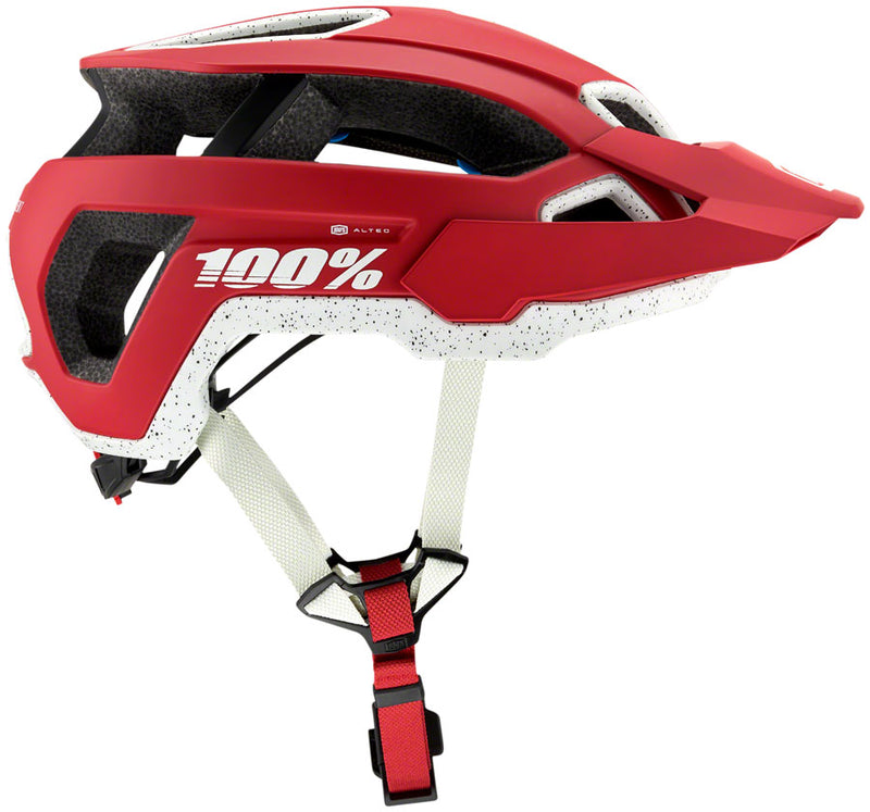 Load image into Gallery viewer, 100-Altec-Helmet-X-Small-Small-(50-55cm)-Half-Face--Smartshock-Rotational-Protective-System--Visor--Washable-Moisture-Wicking-Anti-Microbial-Liner--Fidlock-Snap-Magnetic-Buckle-Red_HLMT5357
