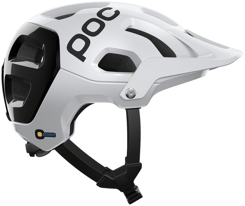 Load image into Gallery viewer, POC Tectal Race MIPS Helmet - White/Black, Large
