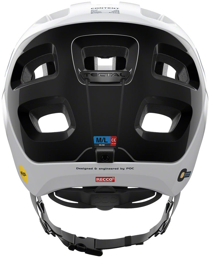 Load image into Gallery viewer, POC Tectal Race MIPS Helmet - White/Black, Small
