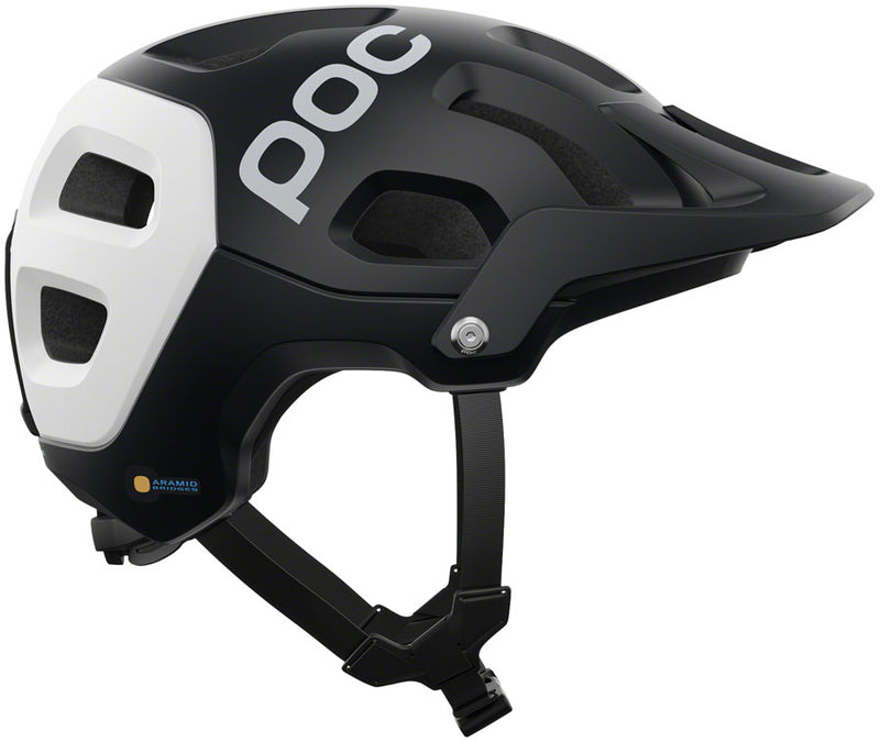 Load image into Gallery viewer, POC Tectal Race MIPS Helmet - Black/White, Large
