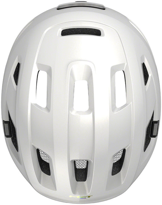 MET E-Mob MIPS Helmet - White Gloss, Small