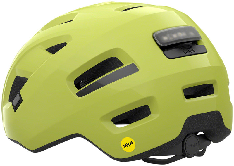Load image into Gallery viewer, MET E-Mob MIPS Helmet - Lime Gloss, Large
