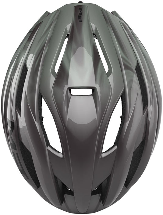 MET Trenta Helmet - Opal Gray Gloss, Large