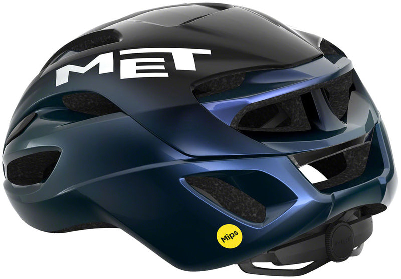Load image into Gallery viewer, MET Rivale MIPS Helmet - Blue Metallic, Medium
