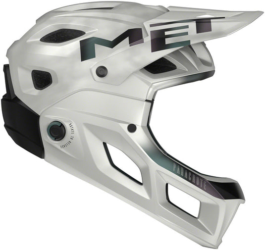 MET Parachute MCR Mips Helmet - White Iridescent Matte, Large
