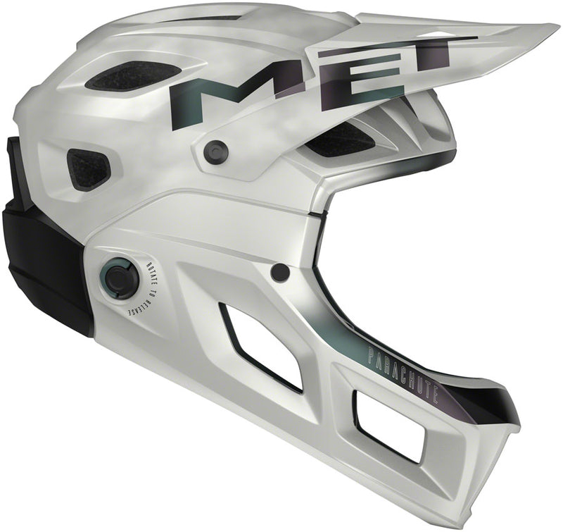 Load image into Gallery viewer, MET Parachute MCR Mips Helmet - White Iridescent Matte, Large
