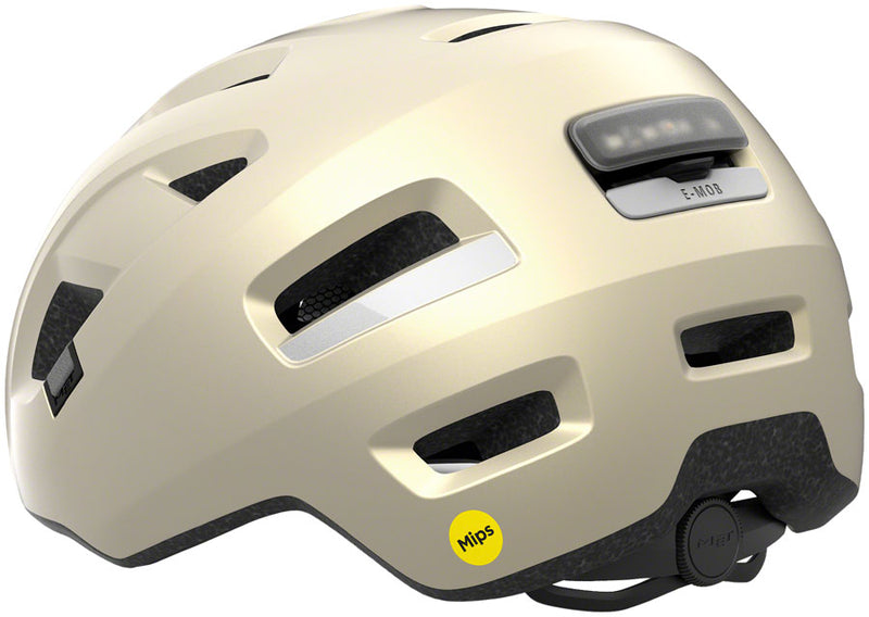 Load image into Gallery viewer, MET E-Mob Mips Helmet - Vanilla Ice Matte, Medium
