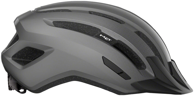 Load image into Gallery viewer, MET Downtown Mips Helmet - Gray Glossy, Large
