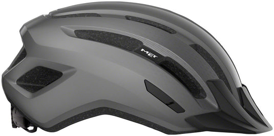 MET Downtown Mips Helmet - Gray Glossy, Medium/Large