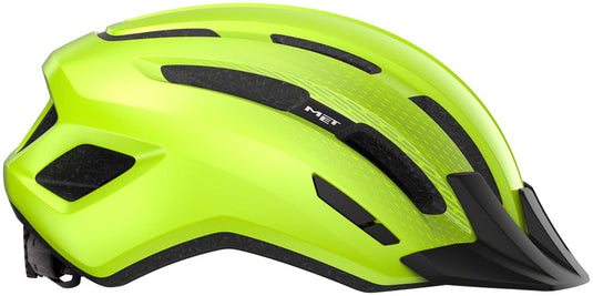 MET Downtown Mips Helmet - Fluo Yellow Glossy, Medium/Large