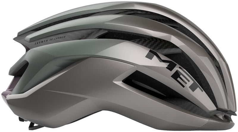 Load image into Gallery viewer, MET Trenta 3K Carbon Helmet - Opal Gray, Small
