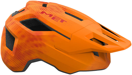 MET Shelter Youth Helmet - Orange/Red, Universal