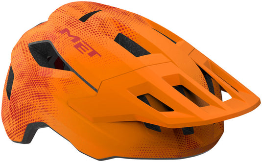 MET Youth MTB Helmet with MIPS, Ventilated Orange/Red