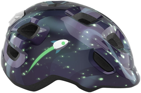 MET Hooray Helmet - Space Glow in Dark, X-Small, 46-52cm