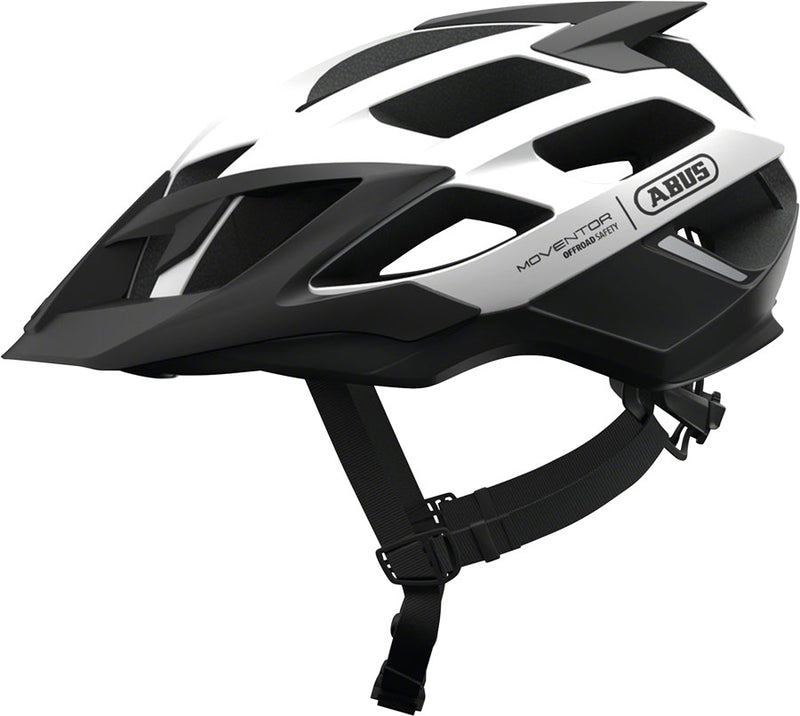 Load image into Gallery viewer, Abus-Moventor-Helmet-Medium-(52-57cm)-Half-Face--Zoom-Ace--Detachable-Visor--Ponytail-Compatible-White_HE5035
