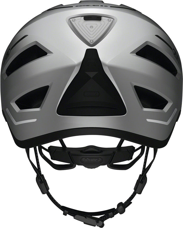 Load image into Gallery viewer, Abus Pedelec 2.0 Helmet Rear Light Fidlock Magnet Buckle Concrete Gray, Medium
