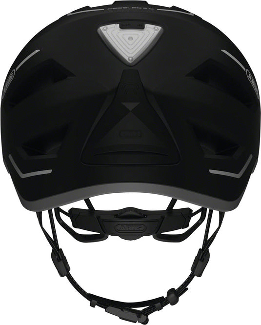 Abus Pedelec 2.0 Helmet W/ Rear Light Fidlock Magnet Buckle Velvet Black, Large