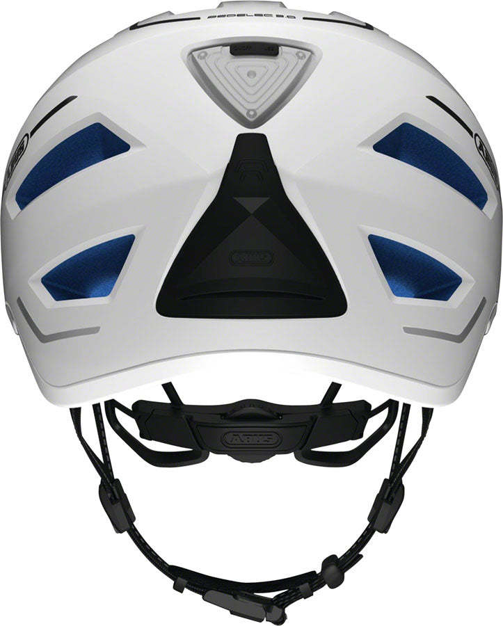 Load image into Gallery viewer, Abus Pedelec 2.0 Helmet W/ Rear Light Fidlock Magnet Buckle Motion White, Large
