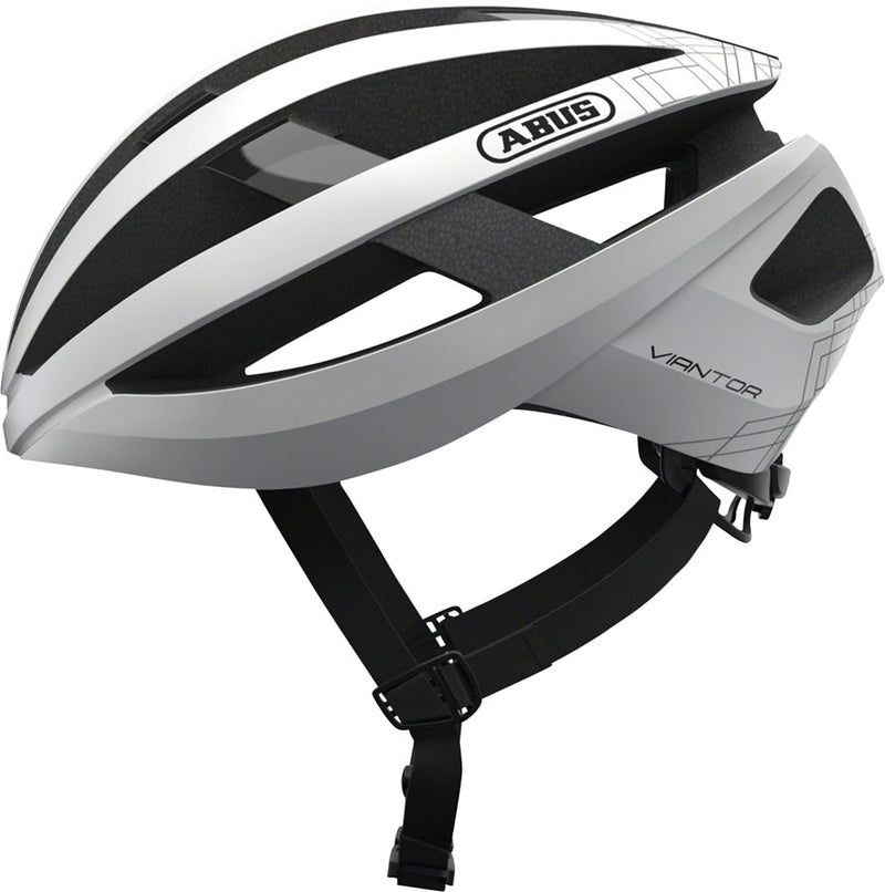 Load image into Gallery viewer, Abus-Viantor-Helmet-Large-(58-62cm)-Half-Face--Adjustable-Fitting--Semi-Enclosing-Plastic-Ring--Ponytail-Compatible--Acticage-White_HE5059
