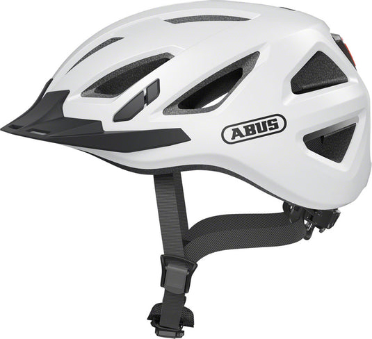 Abus-Urban-I-3.0-Helmet-Medium-With-Light-White-HLMT6467-Bicycle-Helmets