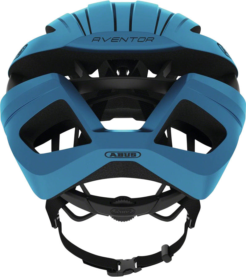 Load image into Gallery viewer, Abus Aventor Road Helmet Fidlock Acticage Zoom Ace Fit System Steel Blue, Medium
