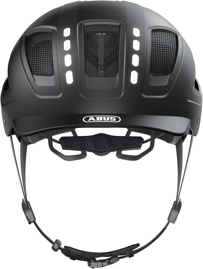 Load image into Gallery viewer, Abus Hyban 2.0 LED Helmet - Signal Black, Large
