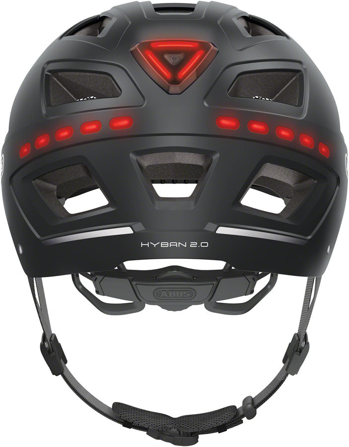 Load image into Gallery viewer, Abus Hyban 2.0 LED Helmet - Signal Black, X-Large
