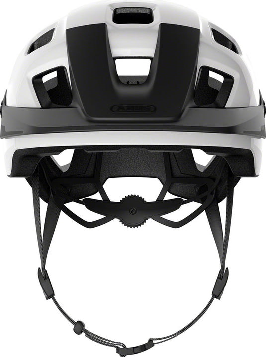 Abus MoTrip Helmet Zoom Ace MTB Adjustable Strap Divider Shiny White, Small