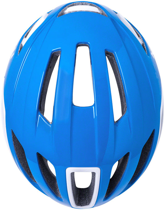Kali Protectives Uno LDL Helmet Micro-Fit Solid Gloss Blue/White, Small/Medium