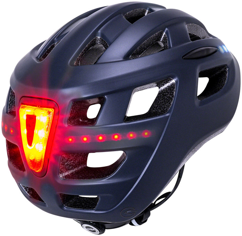 Load image into Gallery viewer, Kali Protectives Central Helmet - Matte Navy, Lighted, Large/X-Large
