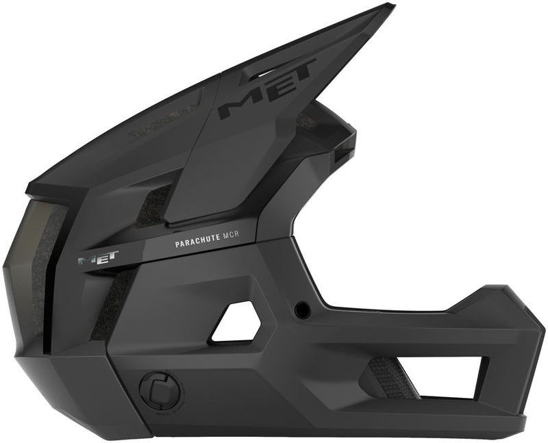 Load image into Gallery viewer, MET Parachute MCR 2 Helmet - Matte Black, Small - Black
