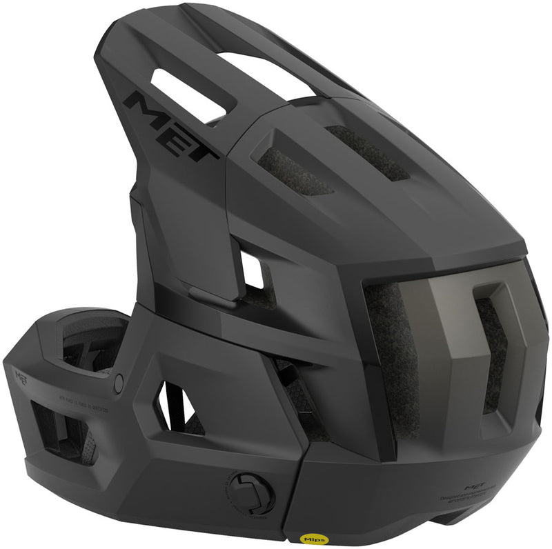 Load image into Gallery viewer, MET Parachute MCR 2 Helmet - Matte Black, Large
