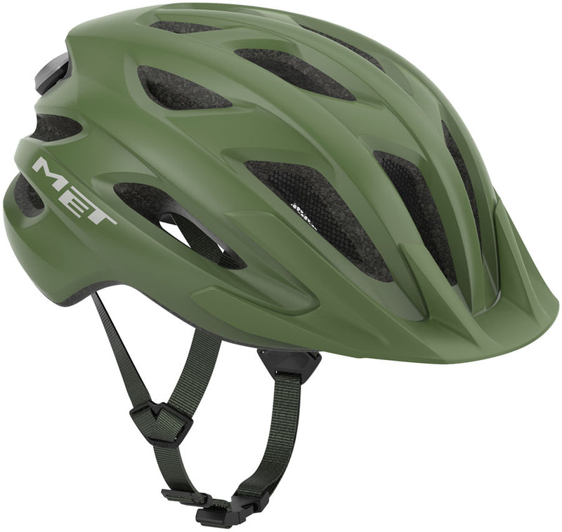 Load image into Gallery viewer, MET Crossover Helmet -Matte Green, One Size
