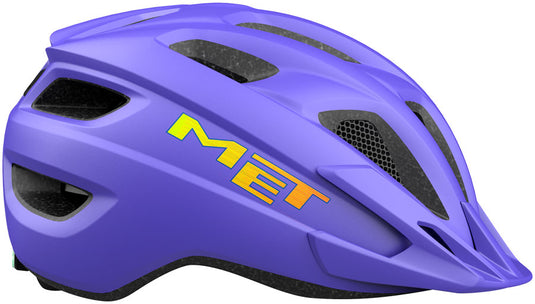 MET Crackerjack Youth Helmet - Matte Purple, One Size
