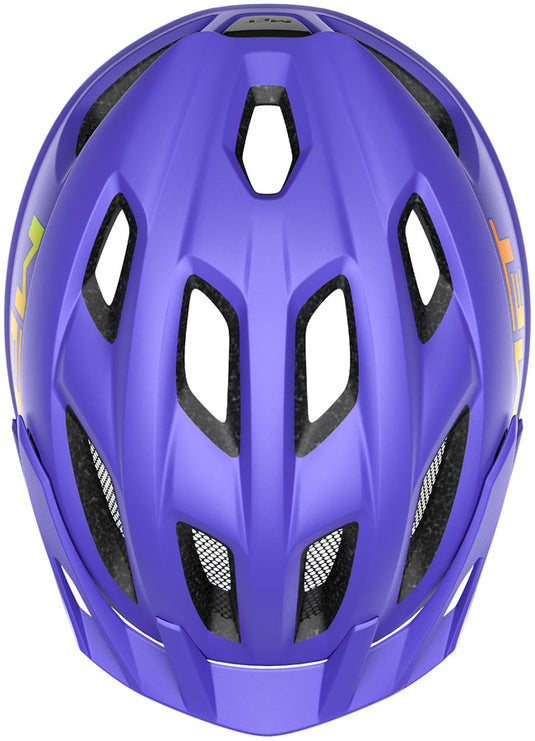 MET Crackerjack Youth Helmet - Matte Purple, One Size