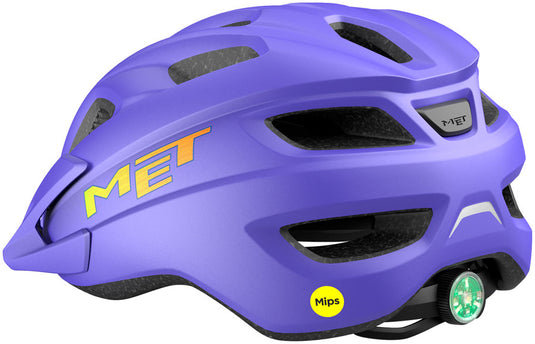 MET Crackerjack Youth Helmet - Matte Purple, One Size
